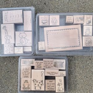 Stampin’ Up! Stamp sets.  Recipe Cardmaking Scrapbooking